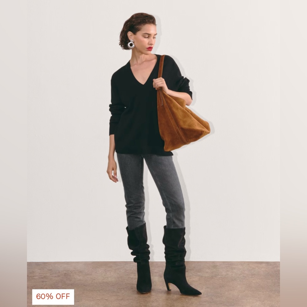 NWT Everlane original Cheeky Bootcut Jeans washed charcoal size 29